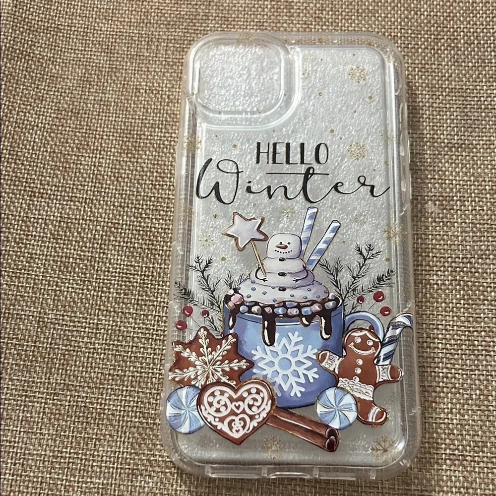 Iphone Holiday Case. See Description for all iPhones this case will fit   NWOT